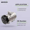 SCITOO A/C Compressor Compatible with for Pontiac Torrent 2006-2009 3.4L