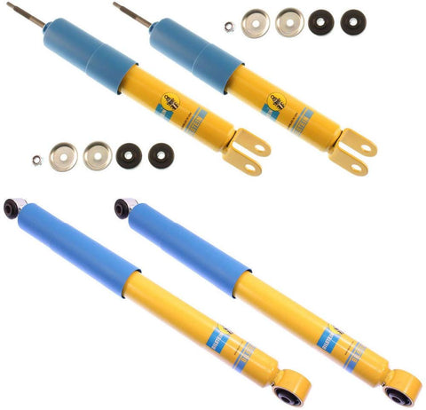 NEW BILSTEIN FRONT & REAR SHOCKS FOR 00-06 CHEVY SUBURBAN 1500 & TAHOE AND GMC YUKON & YUKON XL 1500, 46MM GAS PRESSURE SHOCK ABSORBERS 2000 2001 2002 2003 2004 2005 2006