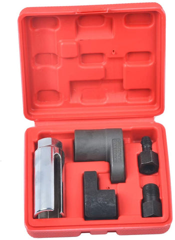 Prokomon 5 PC 22mm Automotive Oxygen Sensor Socket Wrench Removal Tool and Thread Chaser Set PT1205