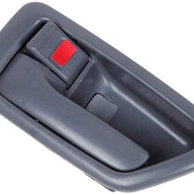 AUTEX 4pcs Gray Interior Door Handles Front Rear Left Right Driver Passenger Side Compatible with Toyota Camry 1997 1998 1999 2000 2001 Door Handles 91002 91006 91003 91007