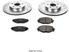 Power Stop K1373 Front Brake Kit with Drilled/Slotted Brake Rotors and Z23 Evolution Ceramic Brake Pads
