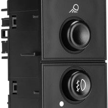 Fits Chevy Silverado Headlight Switch & Fog Lamp Cargo Light Control fits GMC Sierra 2003 2004 2005 2006 2007