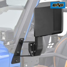 EAG Reflection Mirrors with Pillar Post Relocation Brackets Fit for 07-18 Jeep Wrangler JK