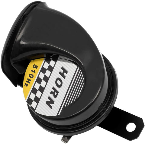 OCPTY Electric Snail Horn 115DB Horn Speaker with Bracket for ATV Car Truck Motorcycle,Black