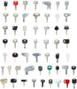 53 Keys Set Construction Equipment Master Keys Set-Ignition Key Ring for Heavy Machines by zok
