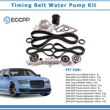 ECCPP Timing Belt W/Water Pump Kit For Toyota Highlander Lexus ES300 V6 3.0 3.3L