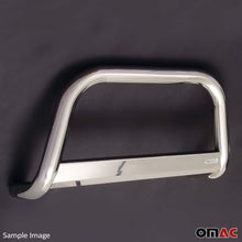 OMAC Auto Accessories Bull Bar | Stainless Steel Front Bumper Protector | Silver Grill Guard Fits for Jeep Renegade 2019-2020
