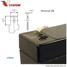 Vision CP670F1 Battery