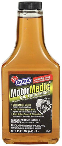 Gunk - M1815 Oil Treatment with Sludge Guard & Stop Leak - 15 oz.