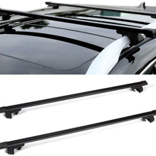 ROADFAR Roof Rack Aluminum 50" Top Rail Carries Luggage Carrier Fit for 2007-2011 for Jeep Patriot Sport Utility 4-door Baggage Rail Crossbars with Lock