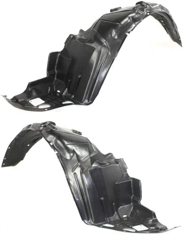 Parts N Go 2003-2007 Compatible Honda Accord Fender Liner Front Pair Left & Right Splash Shield Guards - HO1248114, HO1249114, 74101SDAA00, 74151SDAA0