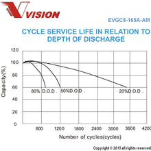 Vision EVGC8-165A-AM Battery