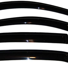 Auto Ventshade 94943 Original Ventvisor Side Window Deflector Dark Smoke, 4-Piece Set for 2003-2007 Honda Accord