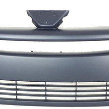 Front Bumper Cover Compatible with 2004-2005 Toyota Sienna Primed with Park Assist Sensor Holes with Radar Cruise Control