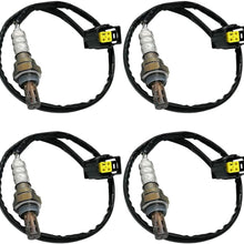 Automotive-leader 4Pcs 234-4587 234-4593 Upstream Downstream Oxygen Sensor 1 Sensor 2 for 2005 2006 Jeep Commander Grand Cherokee Liberty Dodge Durango Ram 1500 Manual Trans Exc.Calif 3.7L 5.7L