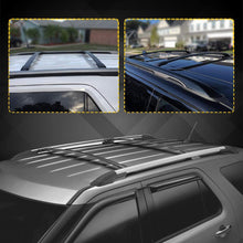 LEDKINGDOMUS Roof Rack Cross Bars Compatible for 2016-2019 Ford Explorer, Aluminum Luggage Crossbars Cargo Rooftop Carrier Carrying Canoe Kayak Bike Roof Bag