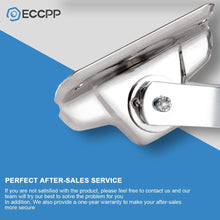 ECCPP Manual Side View Mirrors Chrome Pair Set for 80-96 Ford F-Series F150 F250 F350 Bronco Pickup Truck SUV