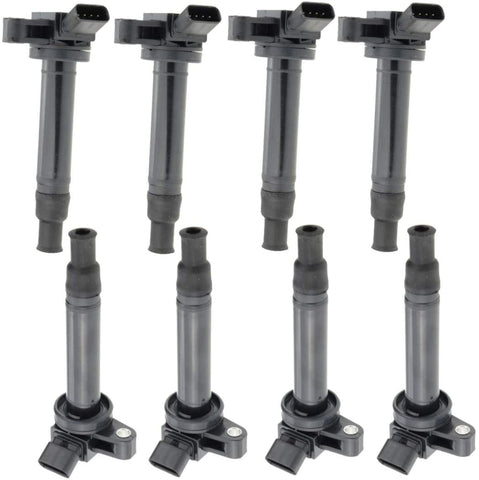 Set of 8 Ignition Coils Pack for Toyota Land Cruiser 4Runner Sequoia Tundra Lexus GS430 LS430 GX470 LX470 LX570 SC430