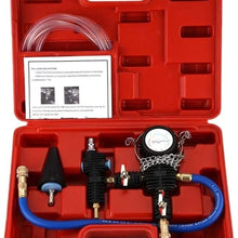 WHWEI Vacuum Car Water Tank Cooling Antifreeze Replacement Tool Filling Machine (Color : Black red)