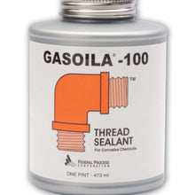 Gasoila 100 Soft-Set Thread Sealant, -50 to 450 Degree F, For Corrosive Chemicals, 1/4 Pint Brush