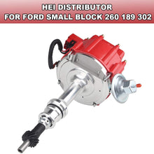 JDMON Compatible with HEI Complete Ignition Distributor Ford SBF Small Block 260 289 302 65k Coil 7500RPM Red Cap 1030213 PE330U JM6502BL JM6502R