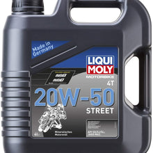 Liqui Moly 20064 Motorbike 4T 20W-50 Street Engine Oil - 4 Liter