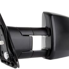 SCITOO for Toyota Towing Mirror High Performance Driver Side Automotive Exterior Mirror for 07-16 for Toyota for Tundra with Turn Signal Heated and Power Control Features