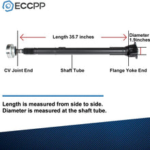 ECCPP Front Drive Shaft Prop Shaft Assembly Fit for 2001-2005 J-eep Grand Cherokee