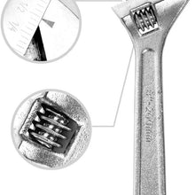 WORKPRO 4-piece Adjustable Wrench Set, Forged, Heat Treated, Chrome-plated (6-inch, 8-inch, 10-inch, 12-inch)