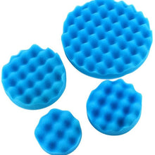 Terisass 4 Pcs/Set Car Cleaning Pads Auto Polisher Buffer Pads 7 Inch Sponge Finishing Heavy Polishing Pad Universal Car Sponge Polishing Tool Round Shape Buffing Waxing Pad Kit