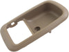 Dorman 91342 Front Passenger Side Interior Door Handle Bezel for Select Toyota Models, Beige