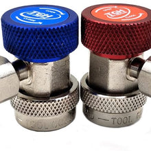 Nikauto 1Pair r134a High & Low Pressure Automotive Air Conditioning Quick Coupler Connector Adapters