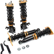 Coilover Struts Spring Shocks Adjustable Height Coilovers Suspension Struts Coil Spring Shocks and Struts Full Set Kits ECCPP Fit for 2001-2005 Nissan Almera /2000-2006 Nissan Sentra