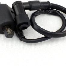 QAZAKY Replacement for Ignition Coil Yamaha Bear Tracker 250 Trail Boss 330 YFM350 Warrior Big Bear Raptor TTR125 ATC185S ATC200 ATC200ES ATC200S