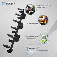 ECCPP Portable Spare Car Ignition Coils Compatible with Jeep Cherokee/Grand Cherokee/Wrangler 2000-2006 Replacement for UF296 for Travel, Transportation and Repair (Pack of 1)