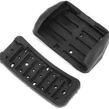 Akozon Brake Pedal 2pcs No-Slip Car Pad Foot Rest Simple Installation Fits for Bora