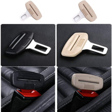 Auto Seat Belts Car Parts, 2 Pack Safety Buckle Seat Belt Plug Universal Connector Bayonet Safety with Card Insert