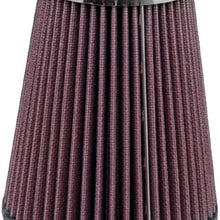 K&N Universal Clamp-On Air Filter: High Performance, Premium, Replacement Engine Filter: Flange Diameter: 2.4375 In, Filter Height: 6 In, Flange Length: 0.625 In, Shape: Round Tapered, RC-4160