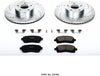 Power Stop K2369 Front Brake Kit with Drilled/Slotted Brake Rotors and Z23 Evolution Ceramic Brake Pads
