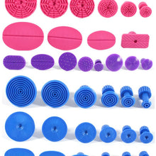 36 Pcs Auto Puller Tabs Car Body Paintless Dent Repair Tools, Glue Puller Tabs Removal Body Hail Damage Remover Kits for Vehicle SUV