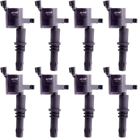 MAS Ignition Coils Compatible with Ford Lincoln Mercury V8 V10 4.6L 5.4L 6.8L 2005-2008 Replacement for DG511 C1541 FD508(Pack of 8)