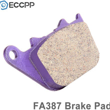 ECCPP FA387 Brake Pads Rear Carbon Fiber Replacement Brake Pads Kits Fit for 2004 2005 2006 2007 2008 2009 2010 2011 2012 Harley-Davidson