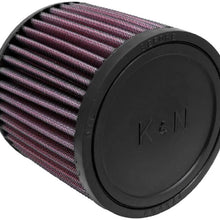 K&N Universal Clamp-On Air Filter: High Performance, Premium, Washable, Replacement Engine Filter: Flange Diameter: 2.4375 In, Filter Height: 4 In, Flange Length: 0.625 In, Shape: Round, RU-0830