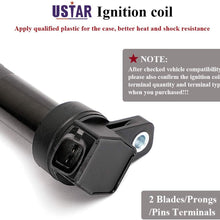 USTAR Ignition Coils 4 Pack for Hyundai Elantra GT Tucson, Kia Forte Koup Forte5 Soul Engine 4 1.8 2.0 Replaces 27300-2E000