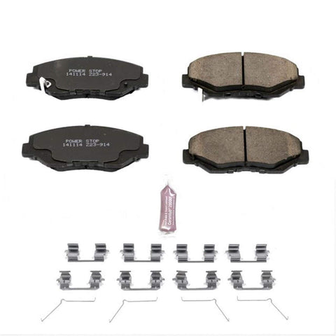 Power Stop Z23-914, Z23 Evolution Sport Carbon-Fiber Ceramic Front Brake Pads
