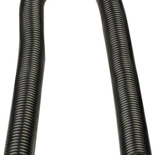 SUPERFASTRACING Black 48" Flexible Stainless Steel Radiator Coolant Water Hose Kit with Caps Universal
