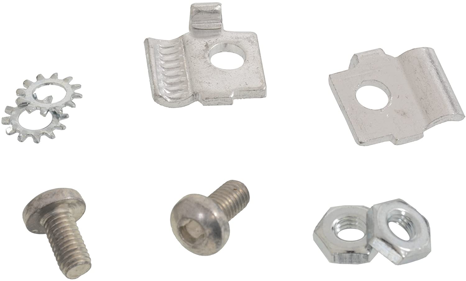 1959-1962 Corvette Hood Release Cable Retainer to Latch w/Screws 8 Pieces