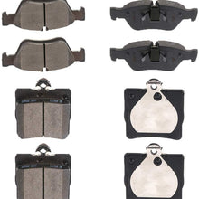 OCPTY Ceramic Brakes Pads, Quick Stop Front Rear Brake Pad fit for 1998 1999 2000 Mercedes-Benz SLK2301999 2000 Mercedes-Benz C230 1996-2000 Mercedes-BenzC280 1996 1997 Mercedes-Benz E300