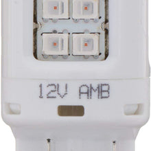 Philips 7443ALED Ultinon LED Bulb (Amber), 2 Pack