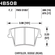 Hawk Performance HB508Z.675 Performance Ceramic Brake Pad